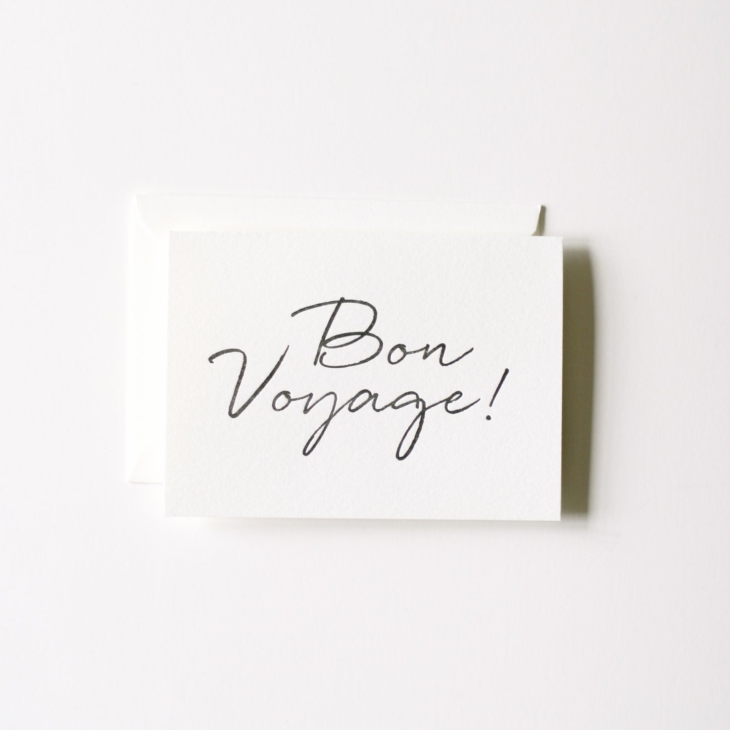 Handwritten Bon Voyage