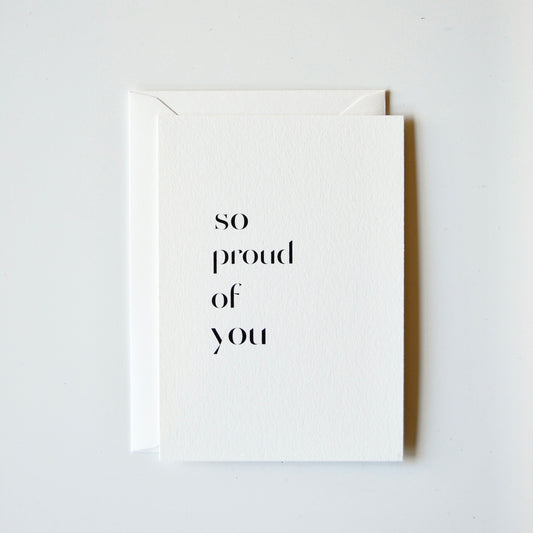 So Proud of You