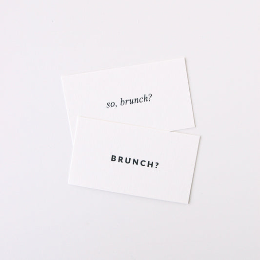 Brunch Date Cards