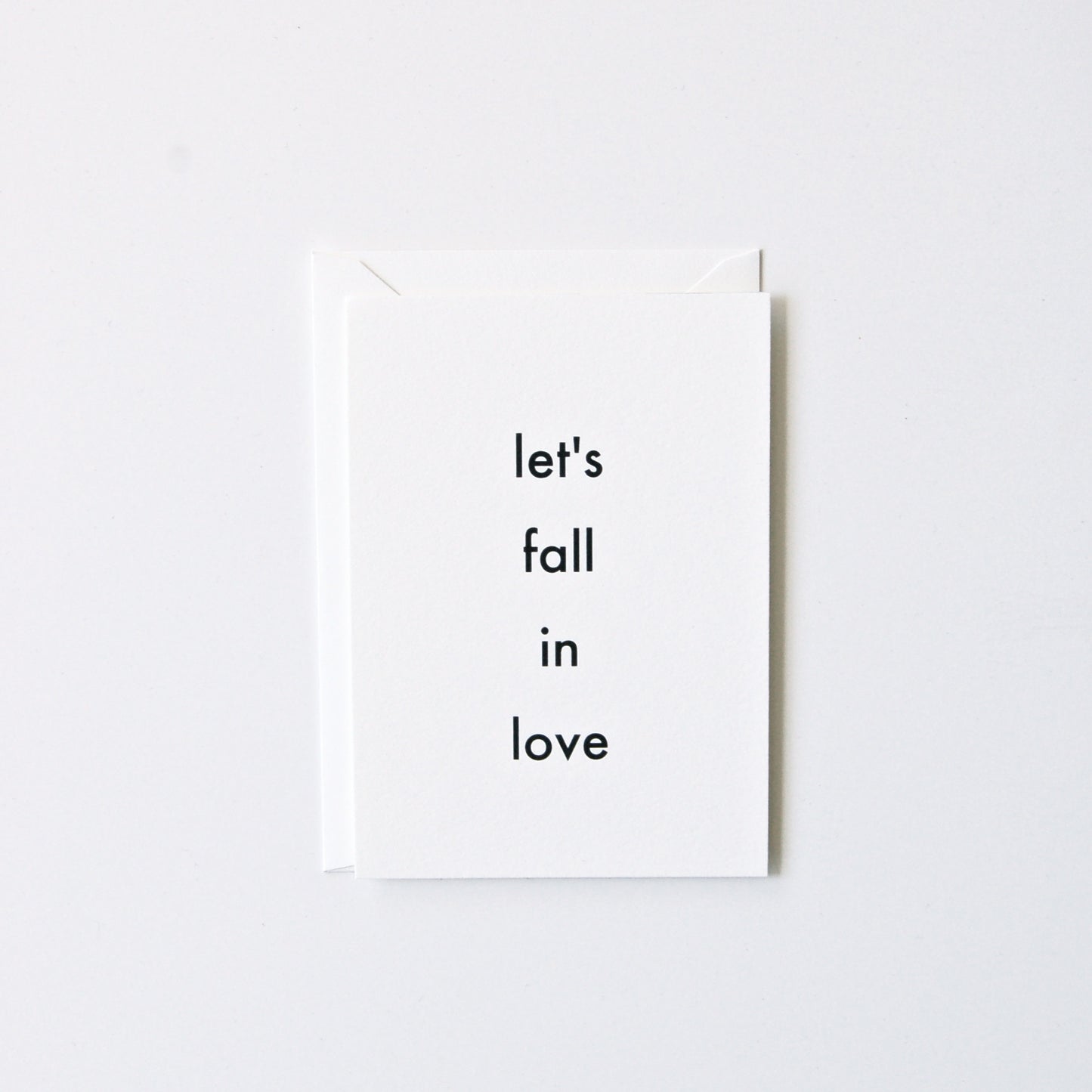 Let's Fall in Love