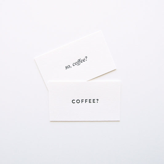 Coffee Date Cards