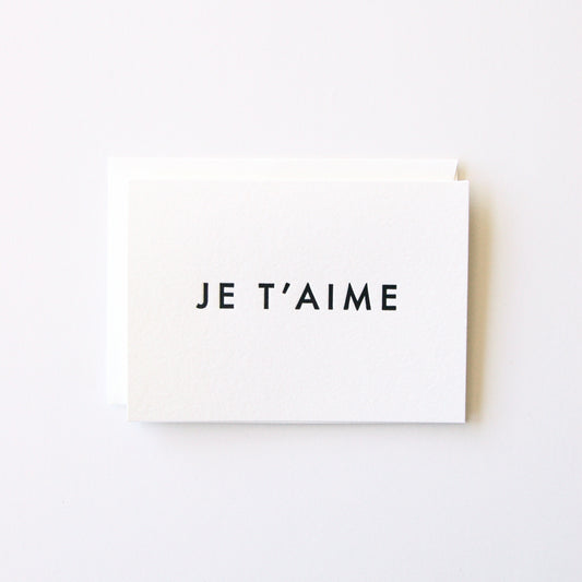 Je T'aime