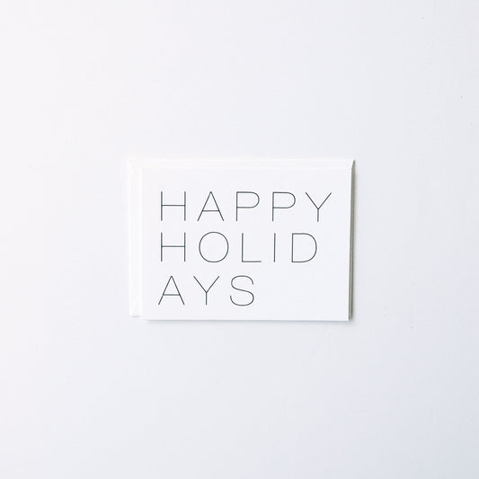 Happy Holidays (Minimal)